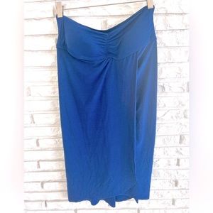 Lauren by Ralph Lauren FlyAway Draped Front Strapless Cover Up